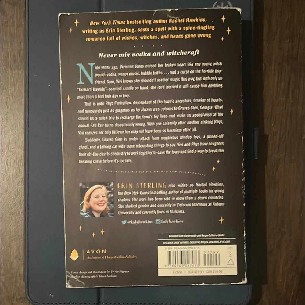 The Ex Hex by Erin Sterling paperback book